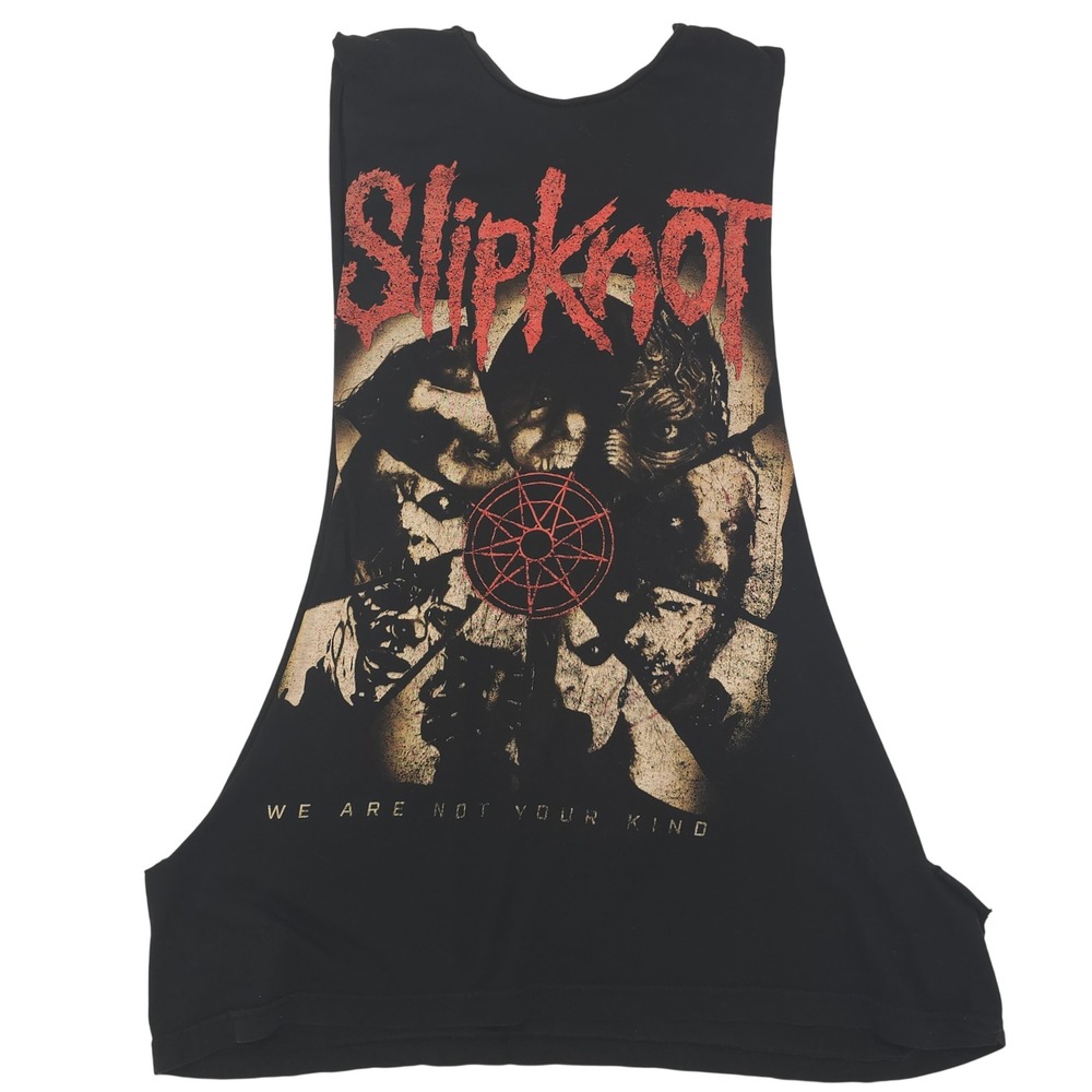 Slipknot Muscle Tank We Are Not Your Kind Graphic Cut Off Shirt 2019 XL